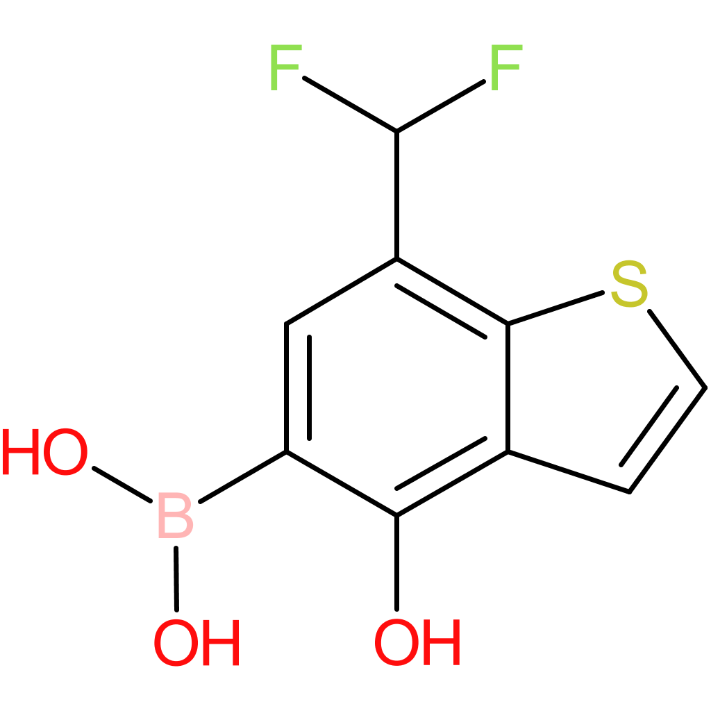 7-(difluoromethyl)-4-hydroxybenzothiophene-5-boronic acid