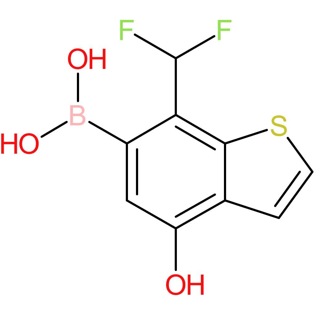 7-(difluoromethyl)-4-hydroxybenzothiophene-6-boronic acid