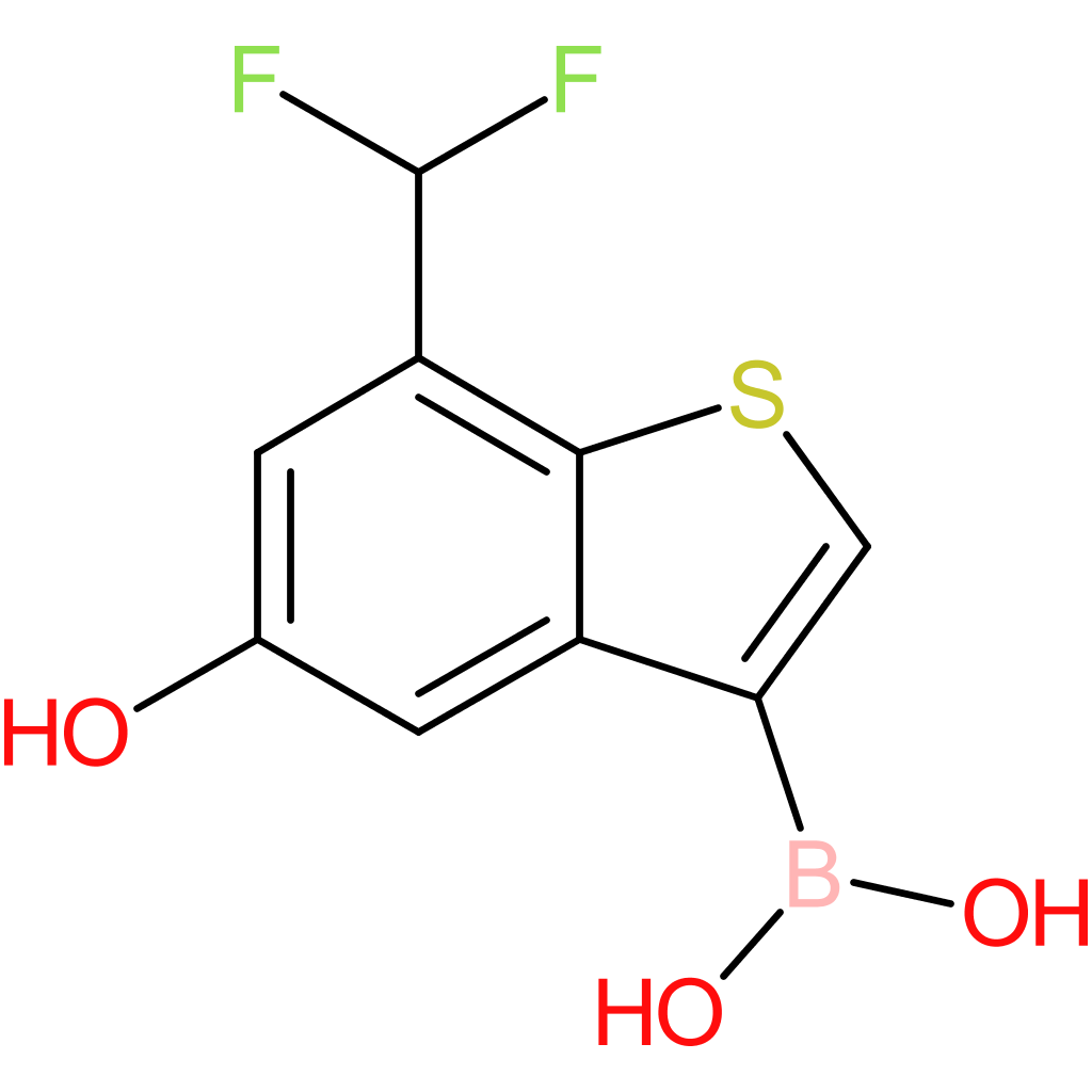 7-(difluoromethyl)-5-hydroxybenzothiophene-3-boronic acid