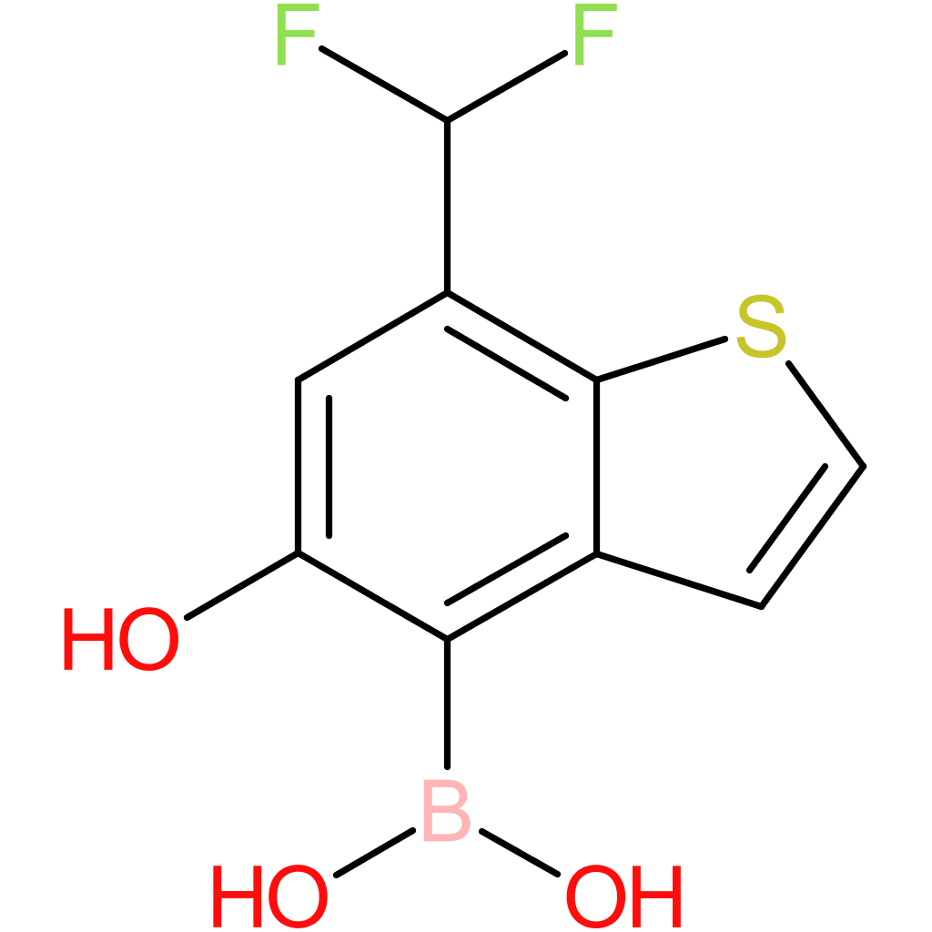 7-(difluoromethyl)-5-hydroxybenzothiophene-4-boronic acid