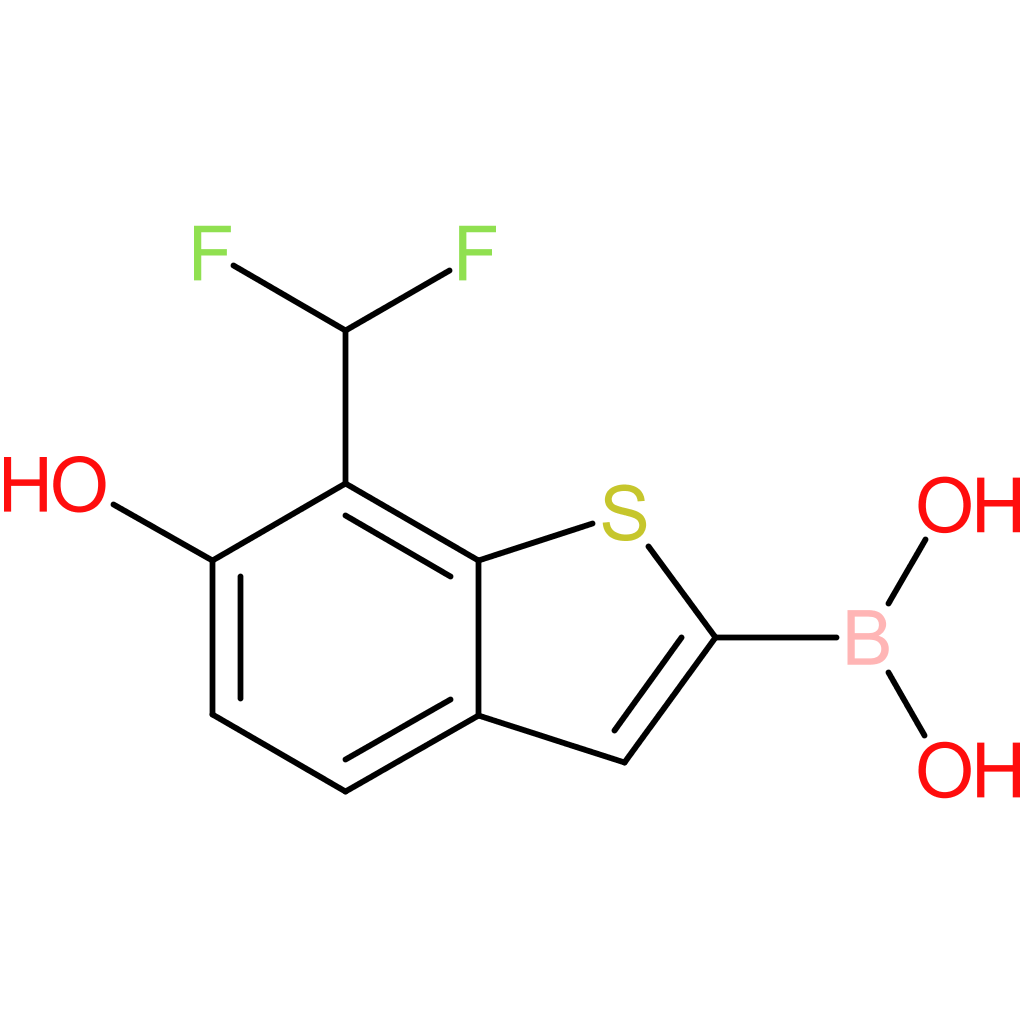 7-(difluoromethyl)-6-hydroxybenzothiophene-2-boronic acid