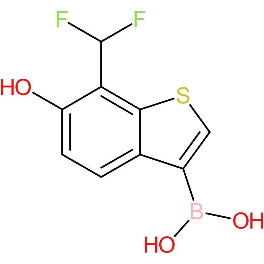 7-(difluoromethyl)-6-hydroxybenzothiophene-3-boronic acid