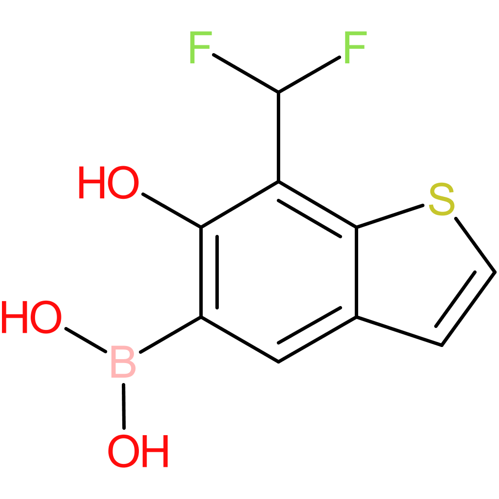 7-(difluoromethyl)-6-hydroxybenzothiophene-5-boronic acid