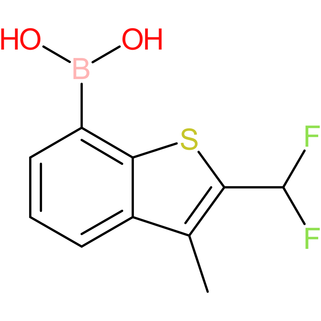 2-(difluoromethyl)-3-methylbenzothiophene-7-boronic acid