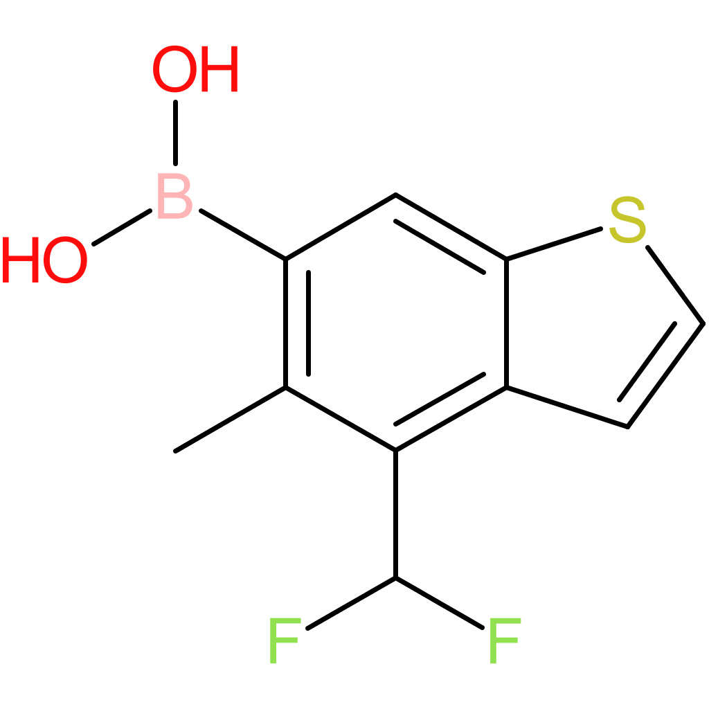 4-(difluoromethyl)-5-methylbenzothiophene-6-boronic acid