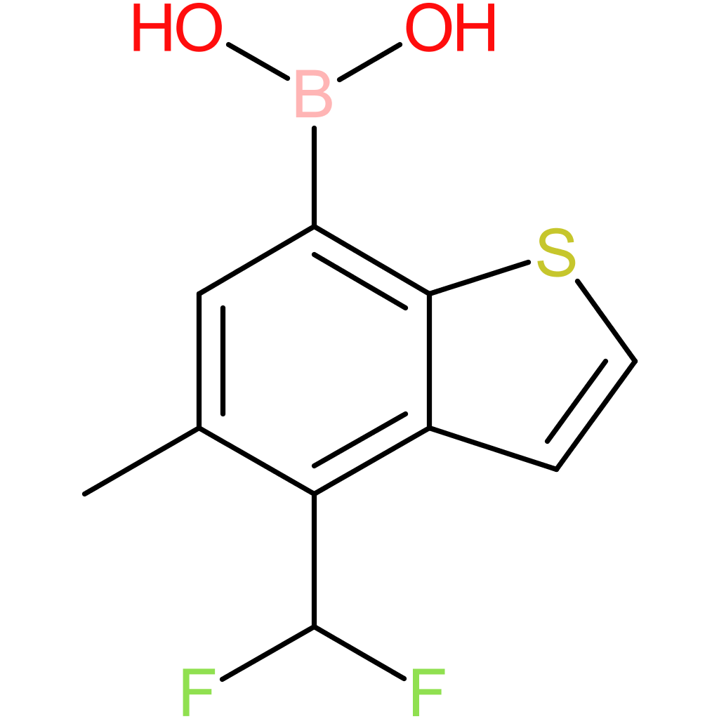 4-(difluoromethyl)-5-methylbenzothiophene-7-boronic acid