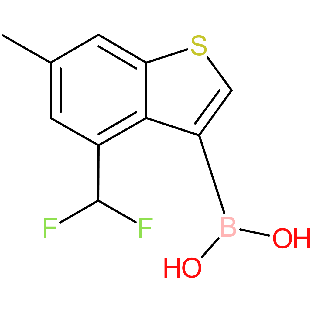 4-(difluoromethyl)-6-methylbenzothiophene-3-boronic acid