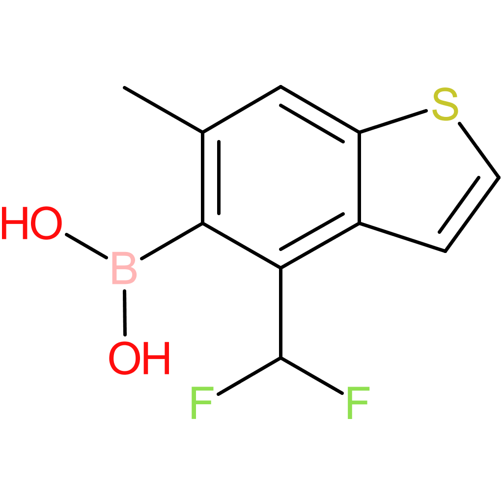 4-(difluoromethyl)-6-methylbenzothiophene-5-boronic acid