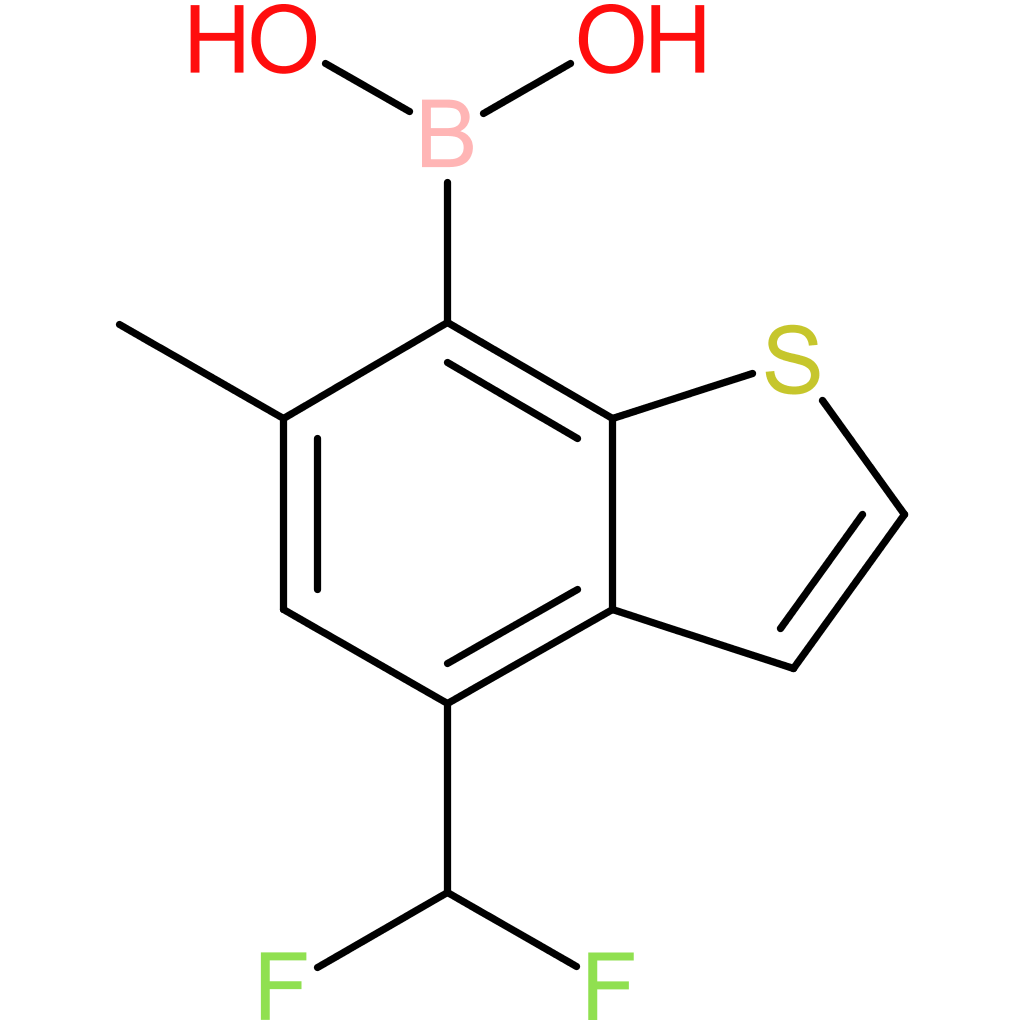 4-(difluoromethyl)-6-methylbenzothiophene-7-boronic acid