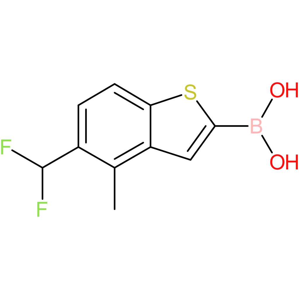 5-(difluoromethyl)-4-methylbenzothiophene-2-boronic acid