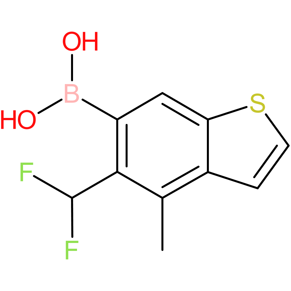 5-(difluoromethyl)-4-methylbenzothiophene-6-boronic acid