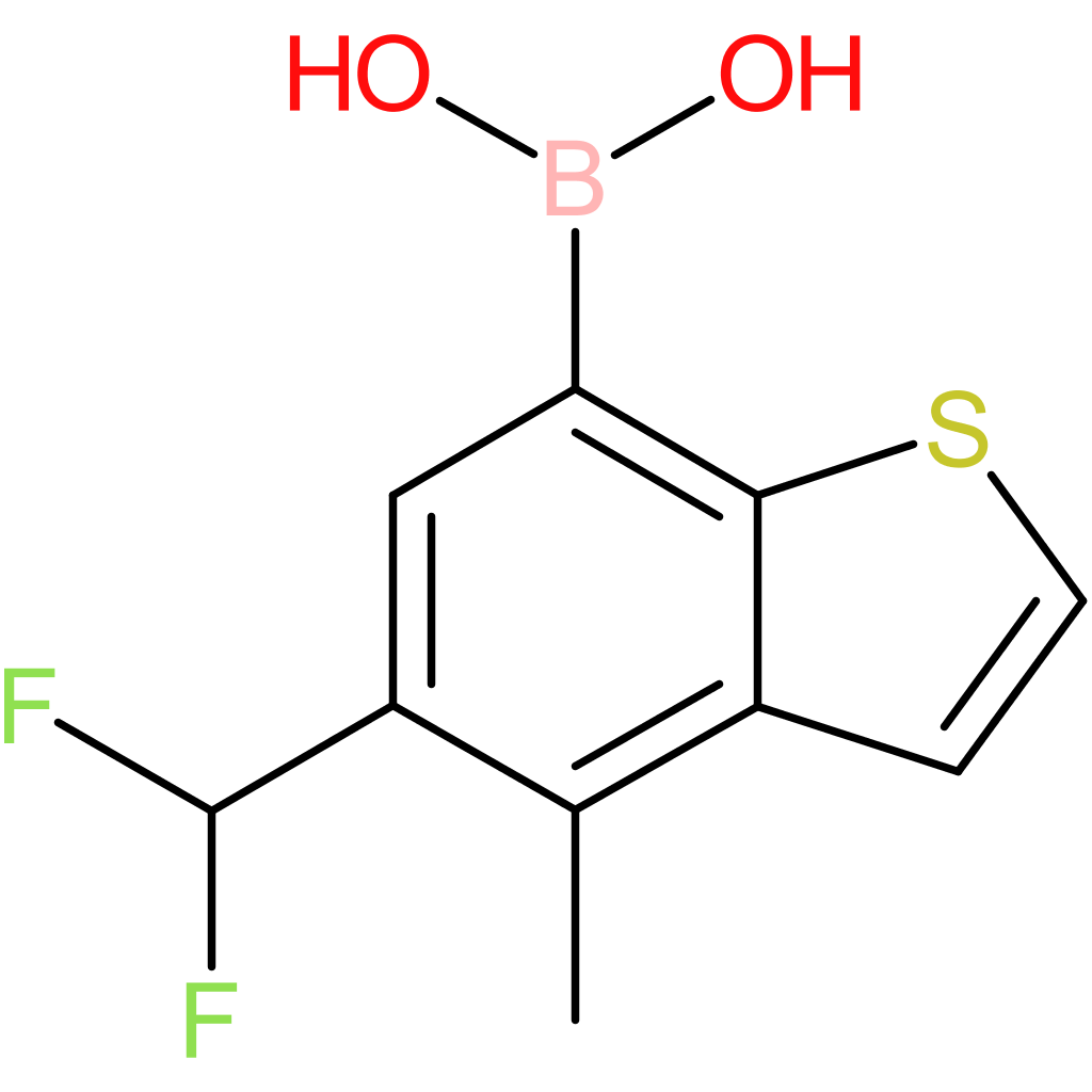 5-(difluoromethyl)-4-methylbenzothiophene-7-boronic acid