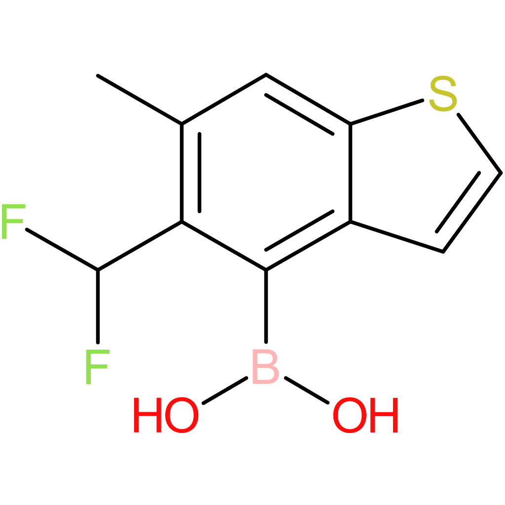 5-(difluoromethyl)-6-methylbenzothiophene-4-boronic acid