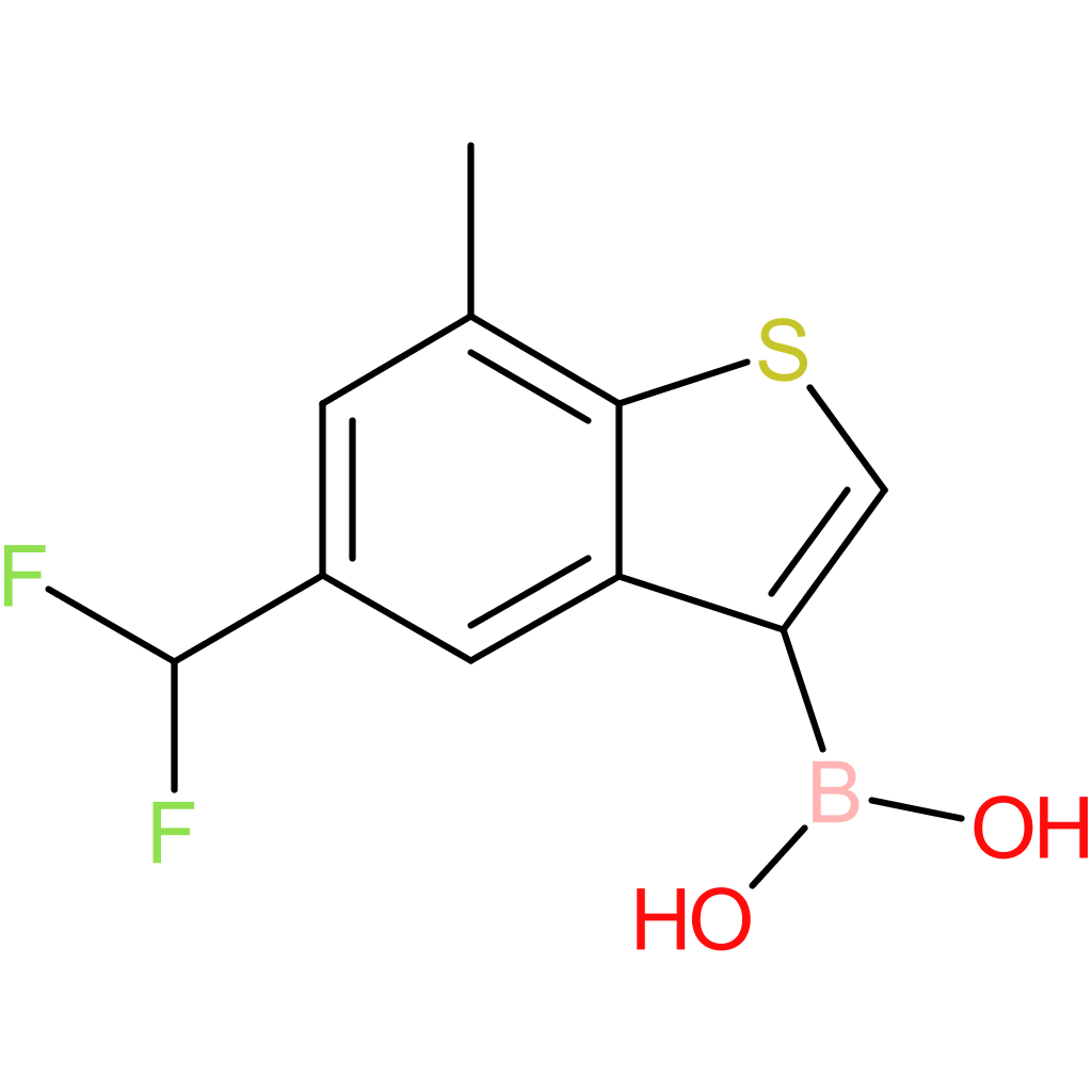 5-(difluoromethyl)-7-methylbenzothiophene-3-boronic acid