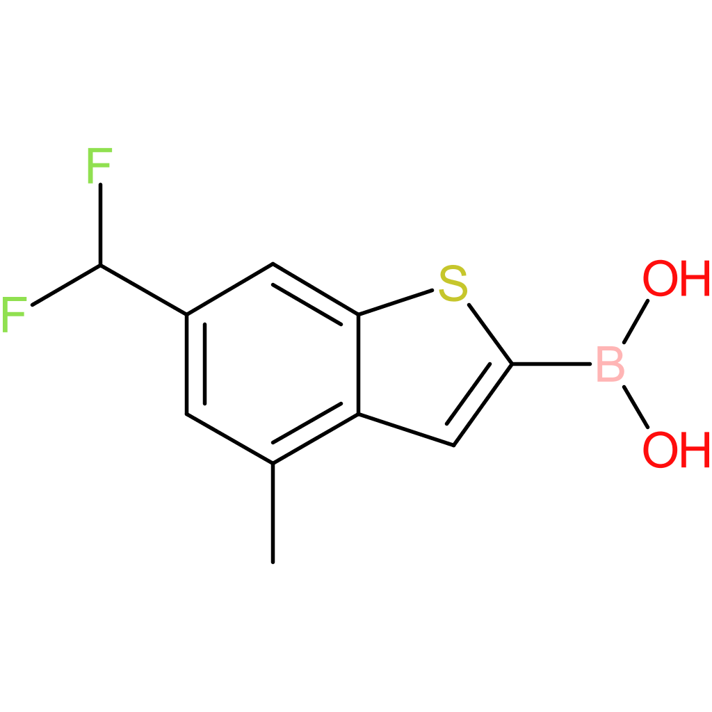 6-(difluoromethyl)-4-methylbenzothiophene-2-boronic acid