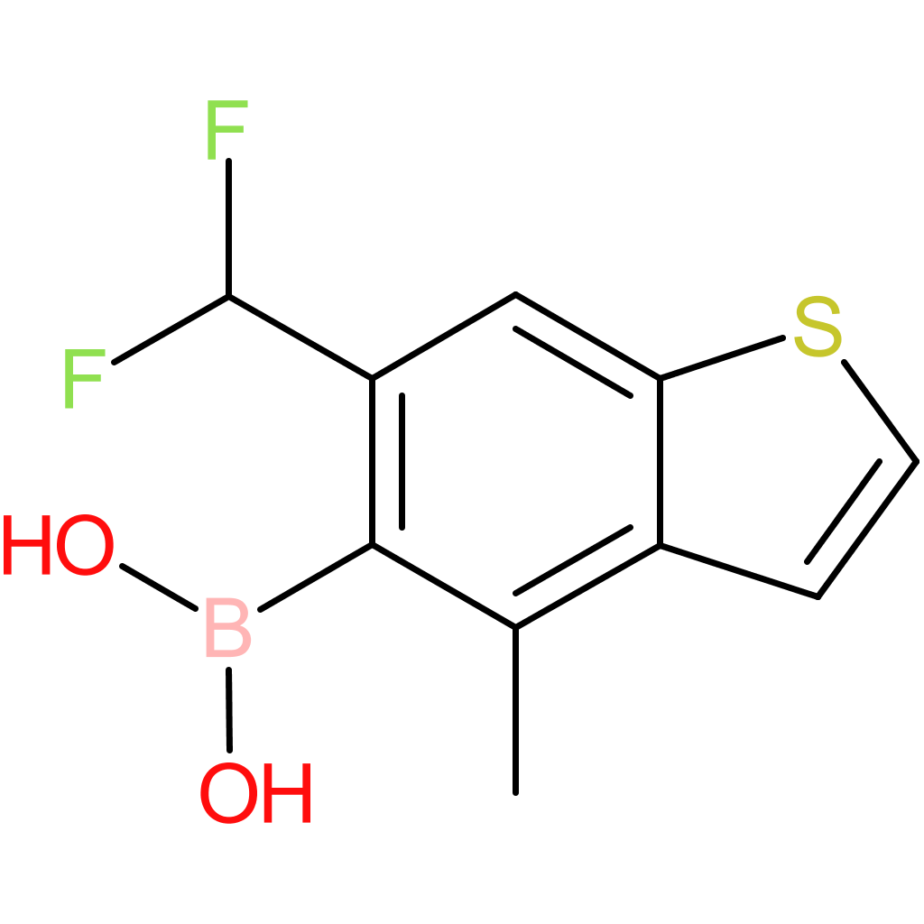 6-(difluoromethyl)-4-methylbenzothiophene-5-boronic acid