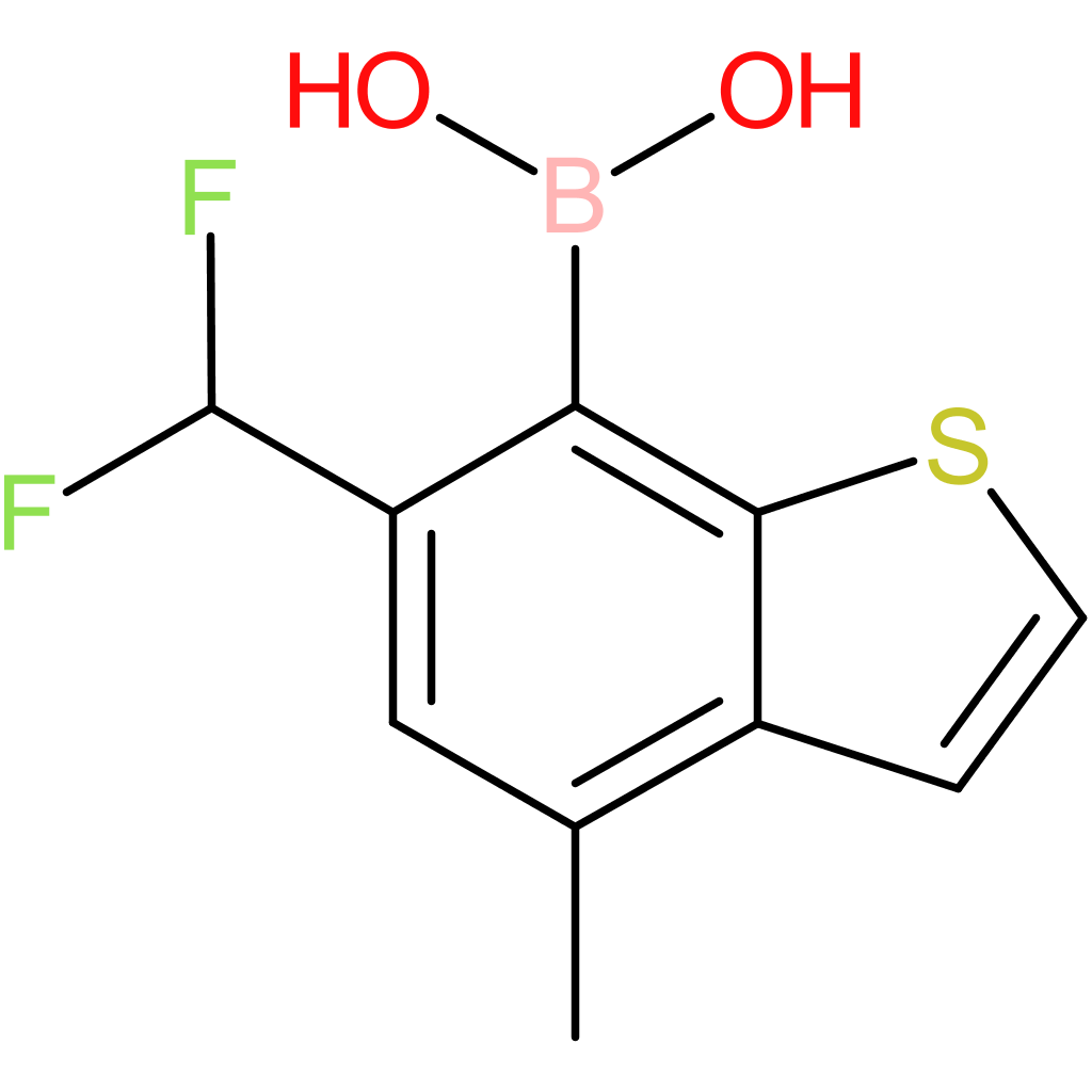 6-(difluoromethyl)-4-methylbenzothiophene-7-boronic acid