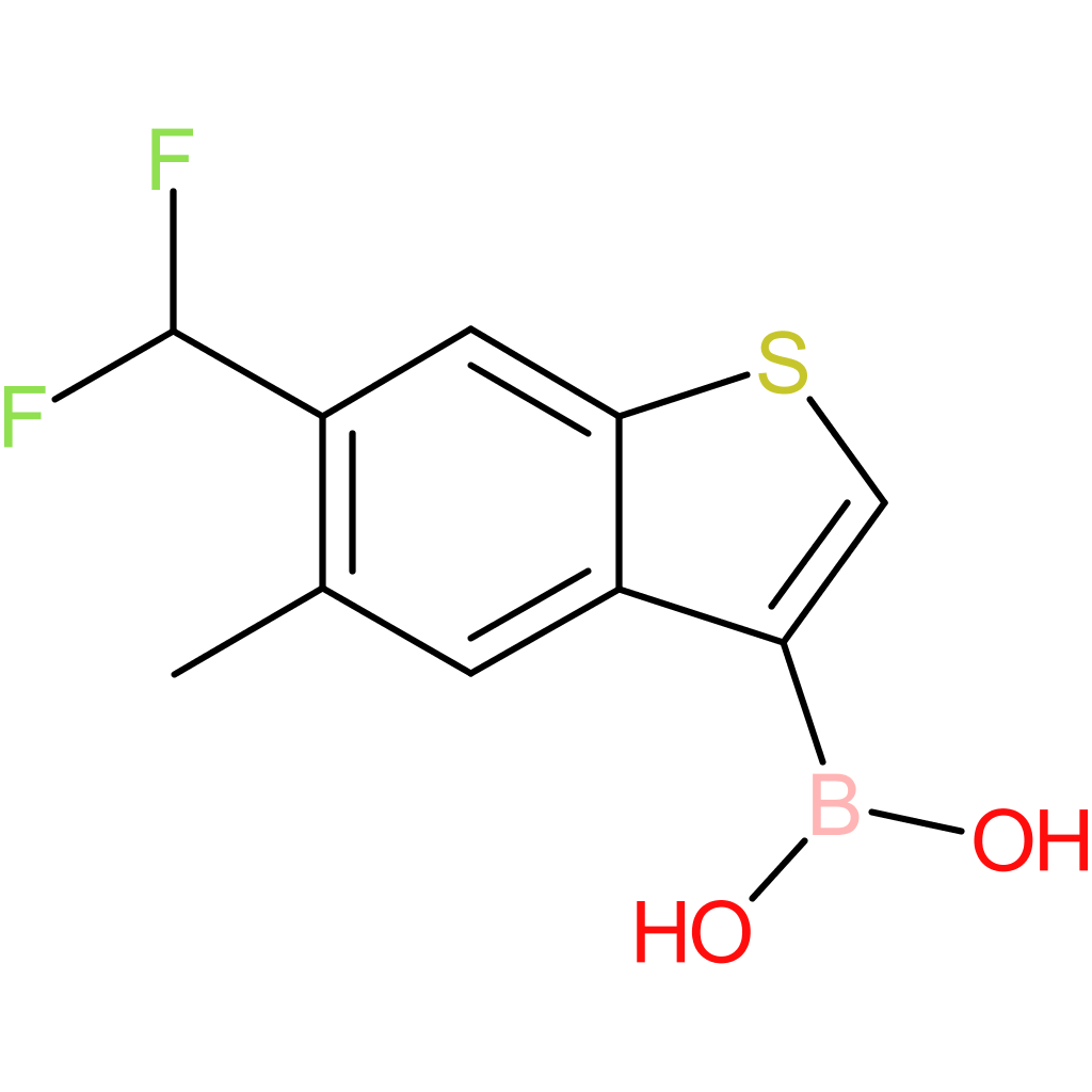 6-(difluoromethyl)-5-methylbenzothiophene-3-boronic acid