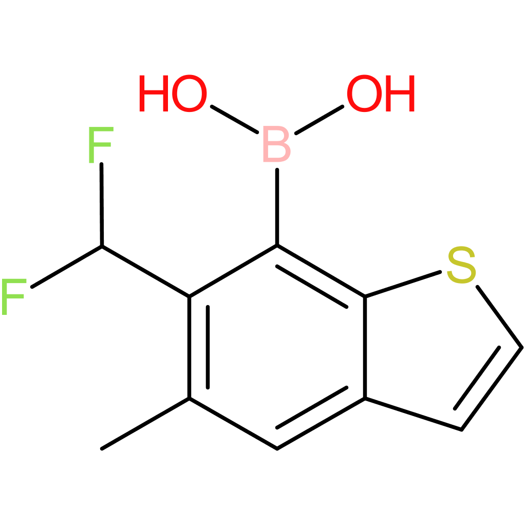 6-(difluoromethyl)-5-methylbenzothiophene-7-boronic acid