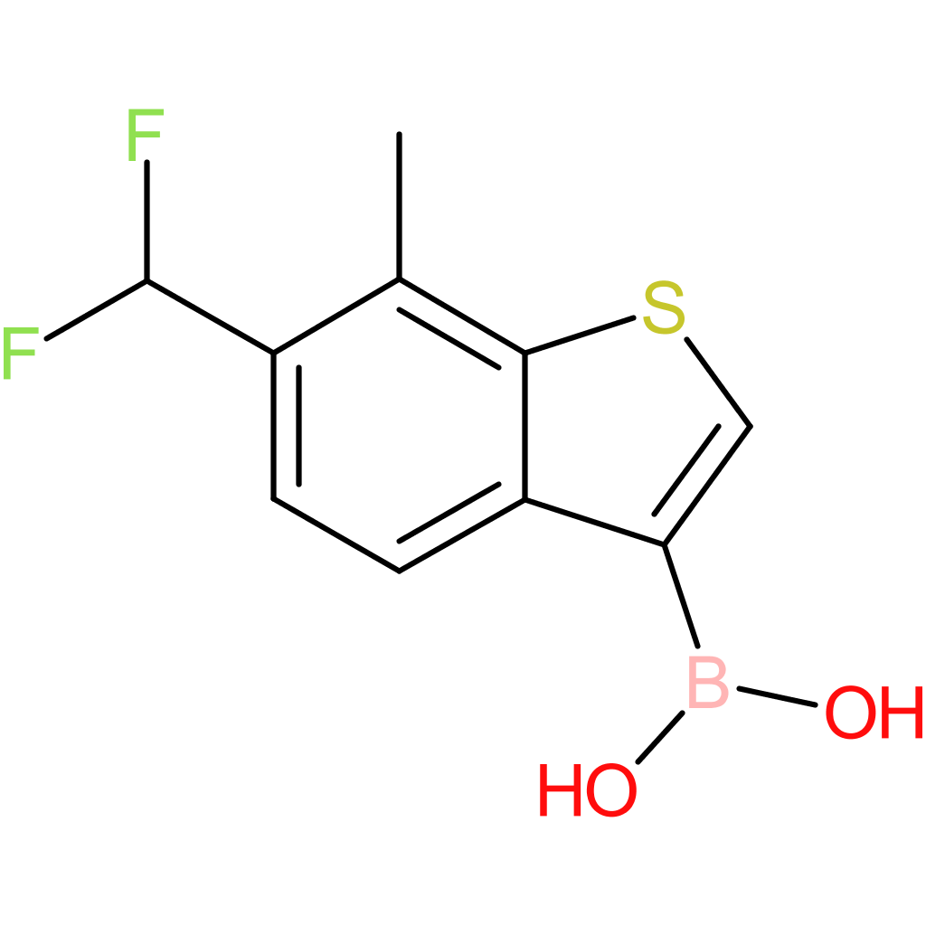 6-(difluoromethyl)-7-methylbenzothiophene-3-boronic acid