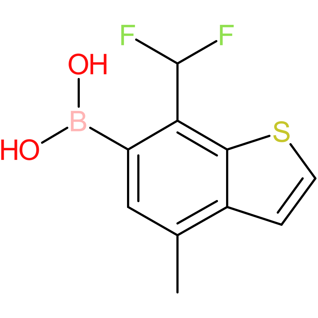7-(difluoromethyl)-4-methylbenzothiophene-6-boronic acid