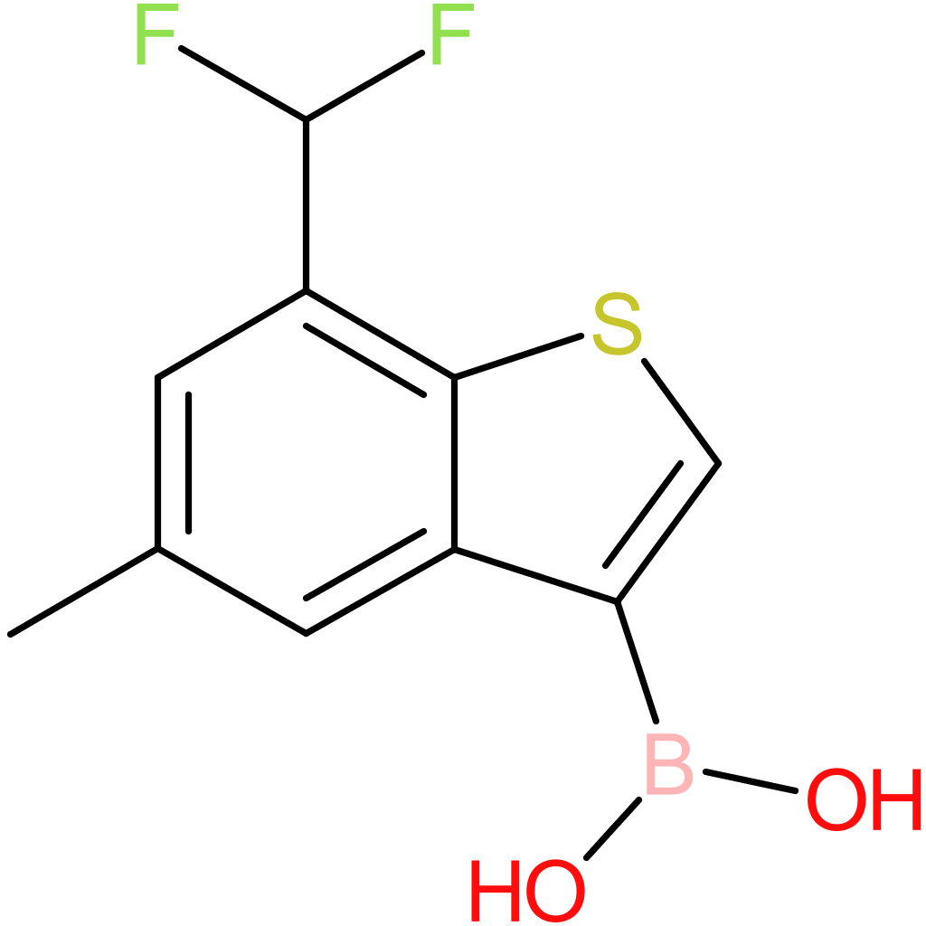 7-(difluoromethyl)-5-methylbenzothiophene-3-boronic acid