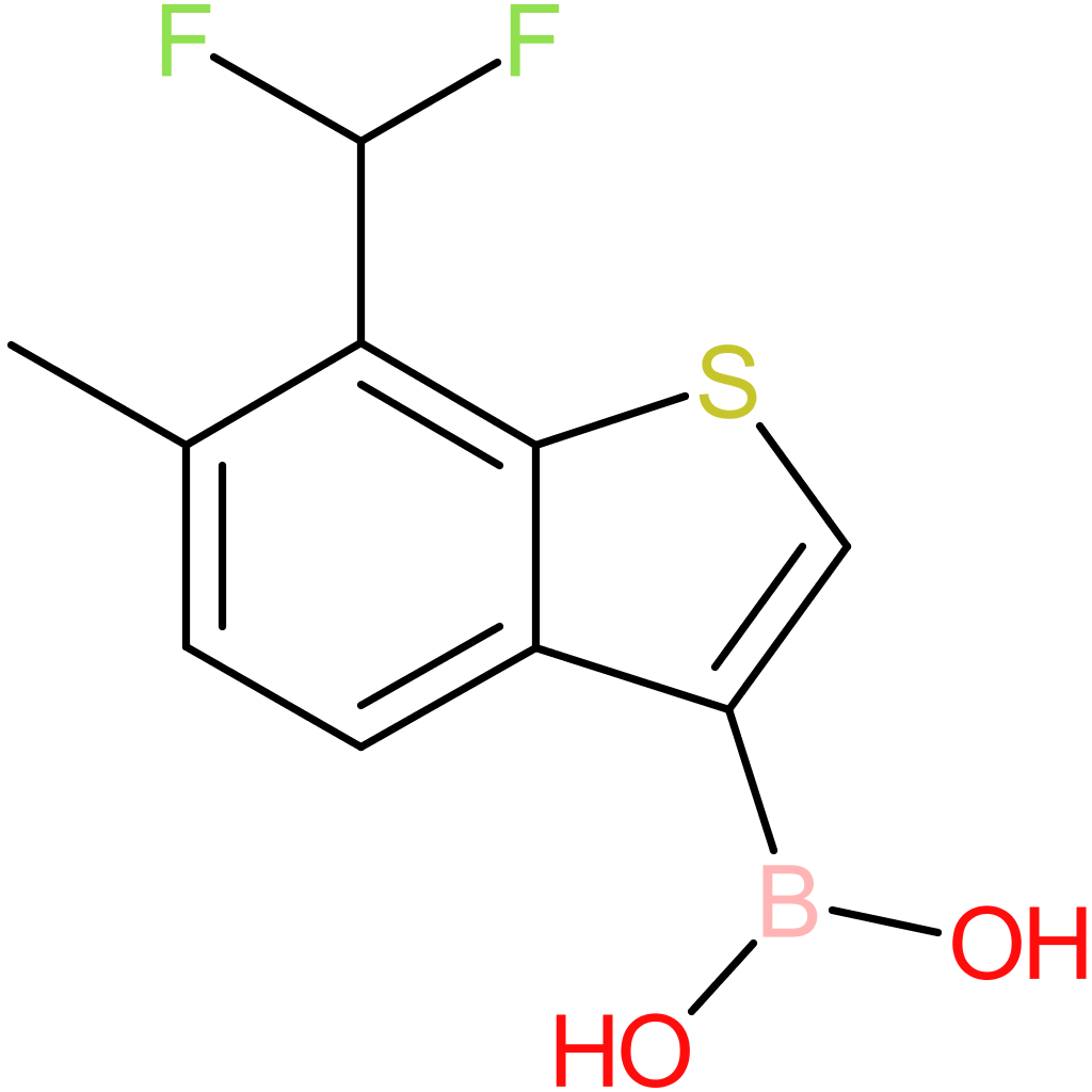 7-(difluoromethyl)-6-methylbenzothiophene-3-boronic acid