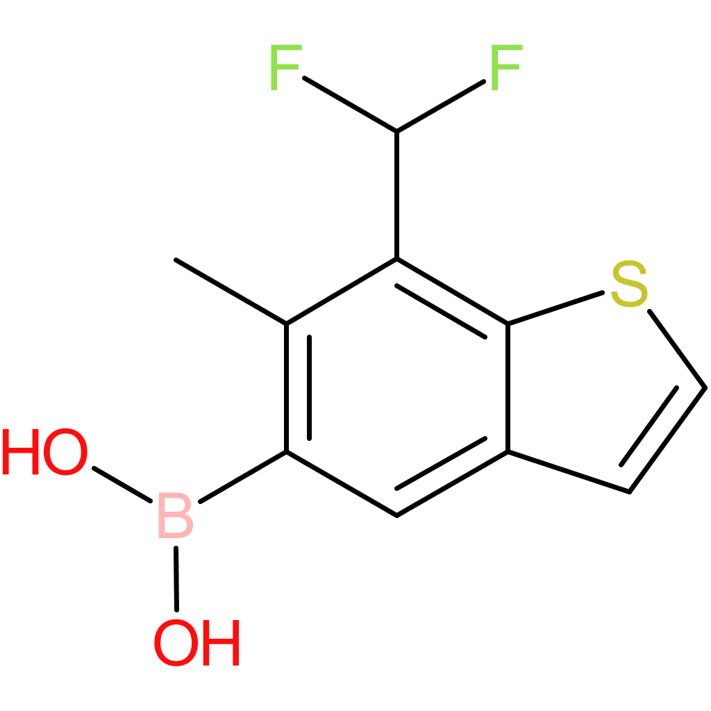 7-(difluoromethyl)-6-methylbenzothiophene-5-boronic acid