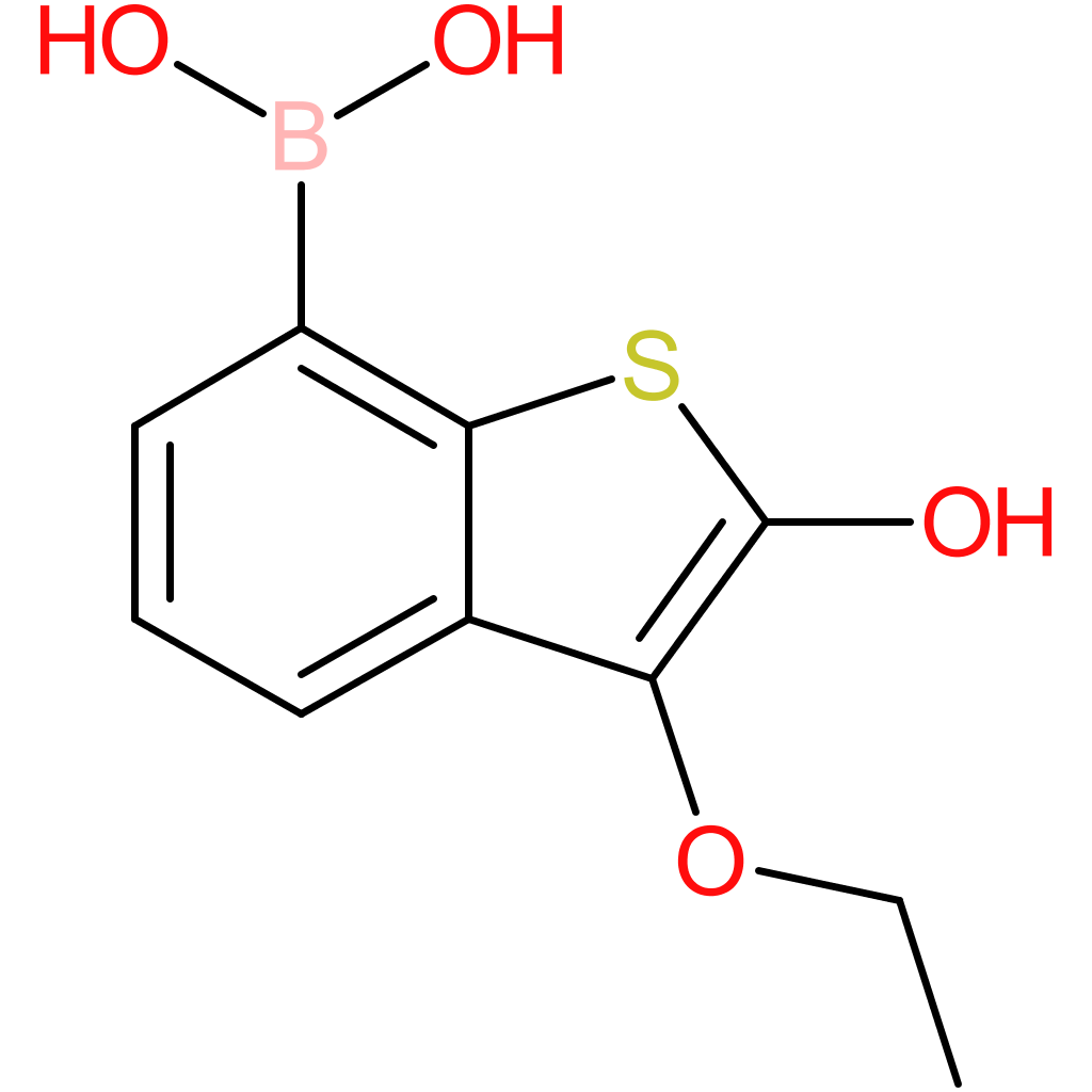 3-ethoxy-2-hydroxybenzothiophene-7-boronic acid