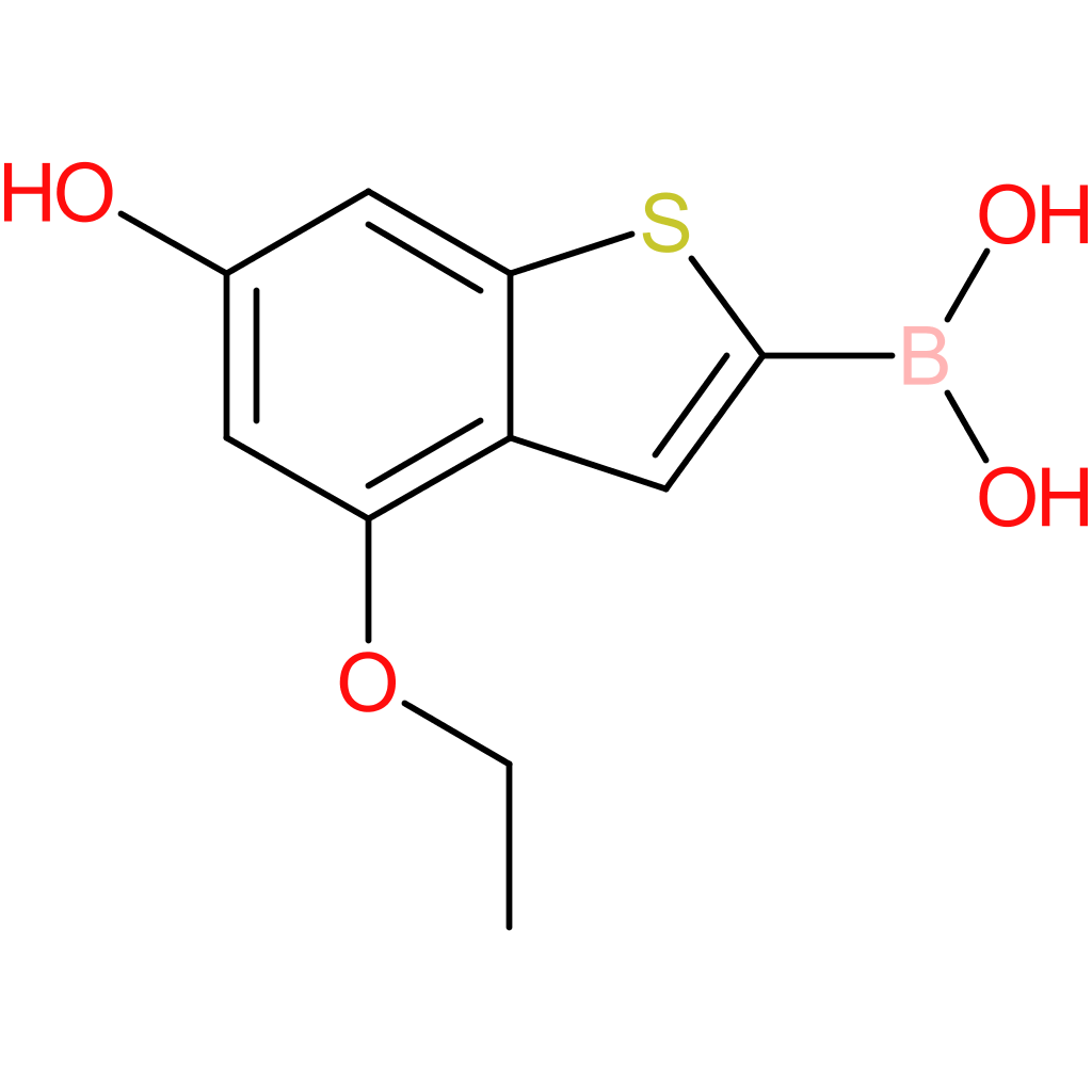 4-ethoxy-6-hydroxybenzothiophene-2-boronic acid