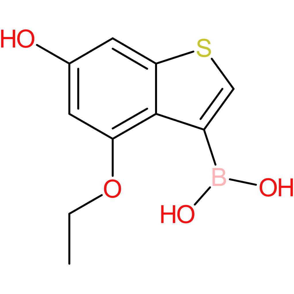 4-ethoxy-6-hydroxybenzothiophene-3-boronic acid