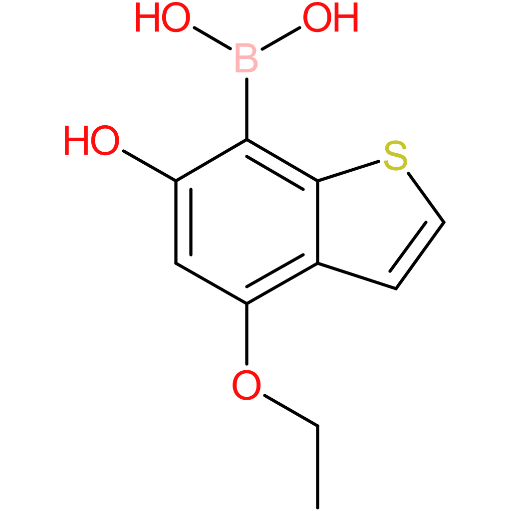 4-ethoxy-6-hydroxybenzothiophene-7-boronic acid