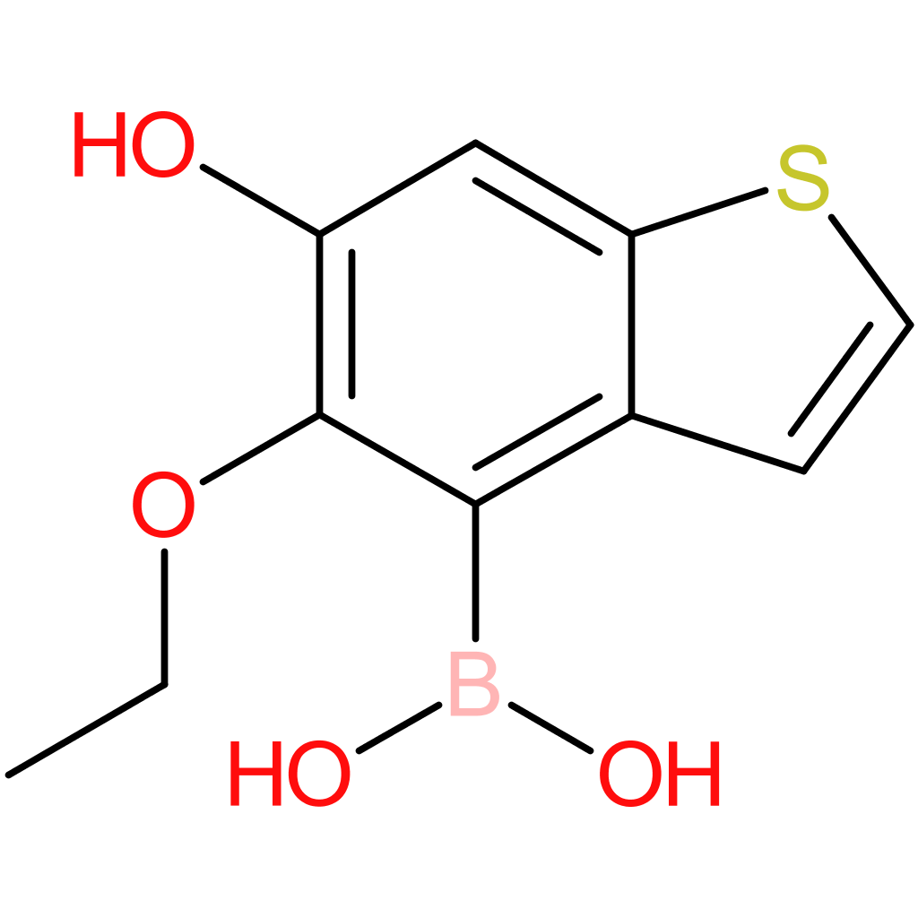 5-ethoxy-6-hydroxybenzothiophene-4-boronic acid