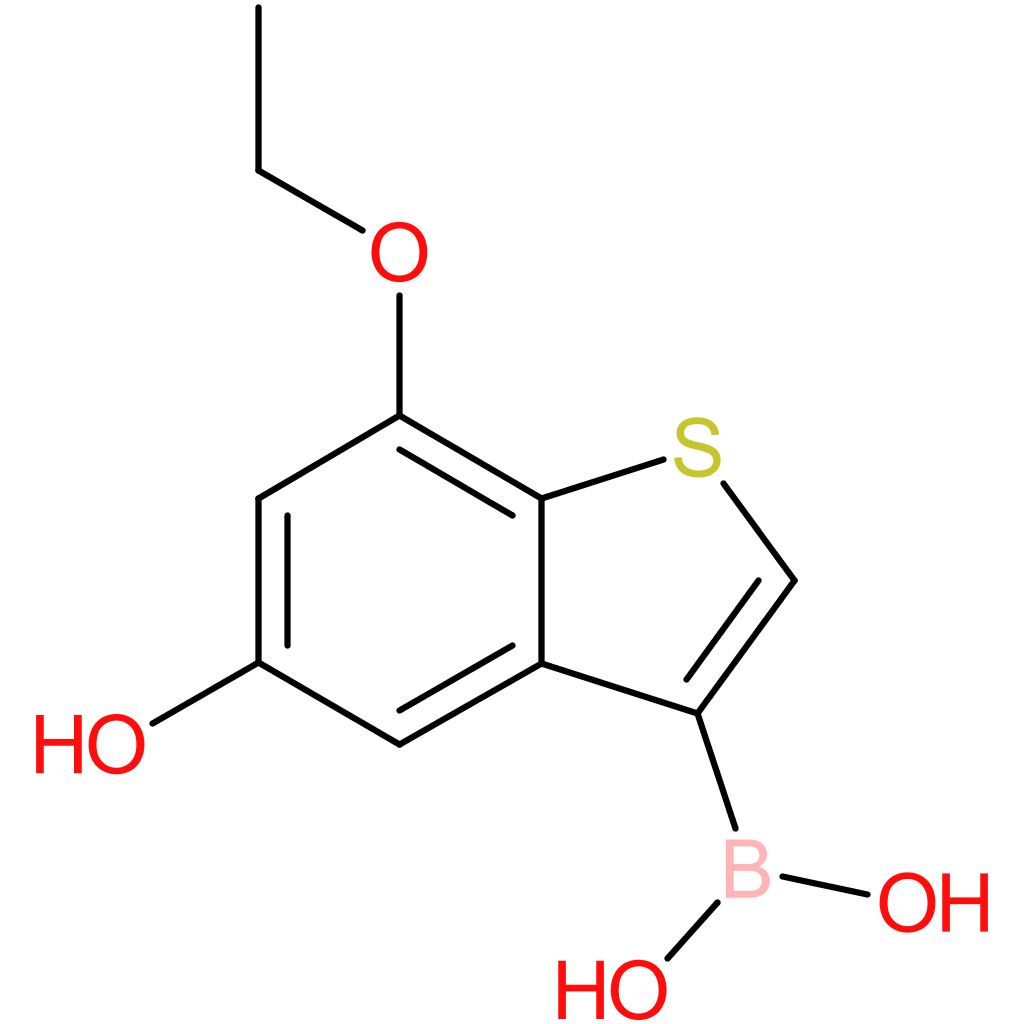 7-ethoxy-5-hydroxybenzothiophene-3-boronic acid
