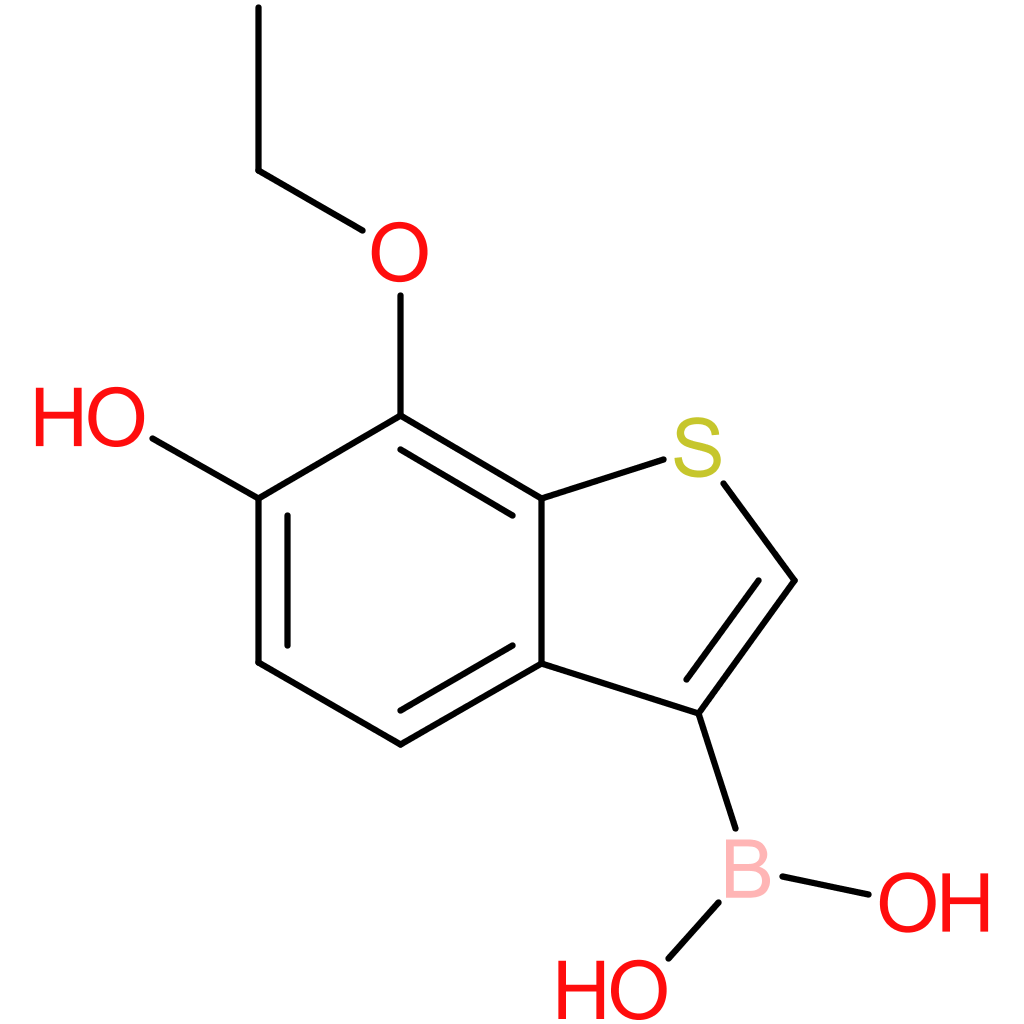 7-ethoxy-6-hydroxybenzothiophene-3-boronic acid