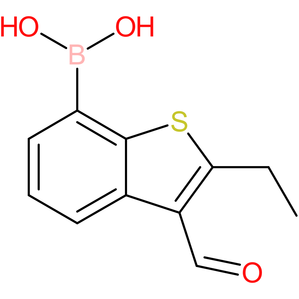 2-ethyl-3-formylbenzothiophene-7-boronic acid