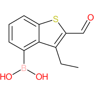 3-ethyl-2-formylbenzothiophene-4-boronic acid