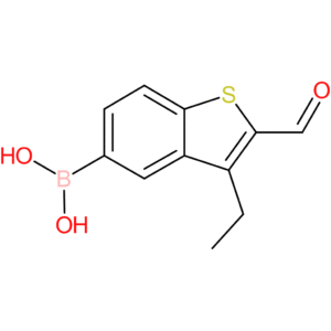 3-ethyl-2-formylbenzothiophene-5-boronic acid