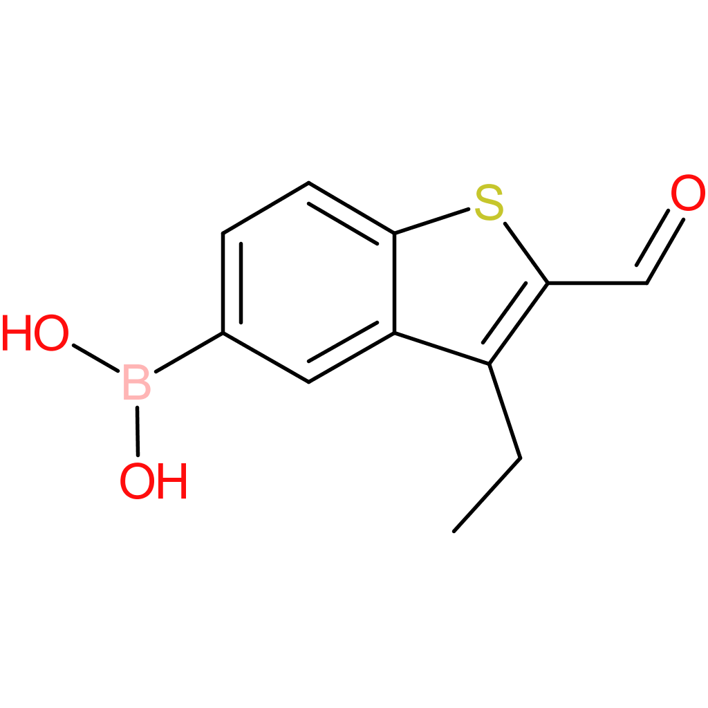 3-ethyl-2-formylbenzothiophene-5-boronic acid