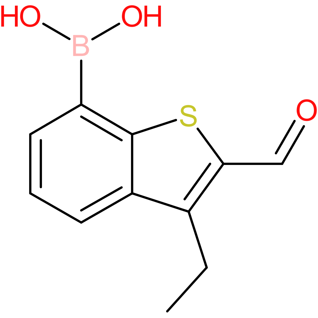 3-ethyl-2-formylbenzothiophene-7-boronic acid