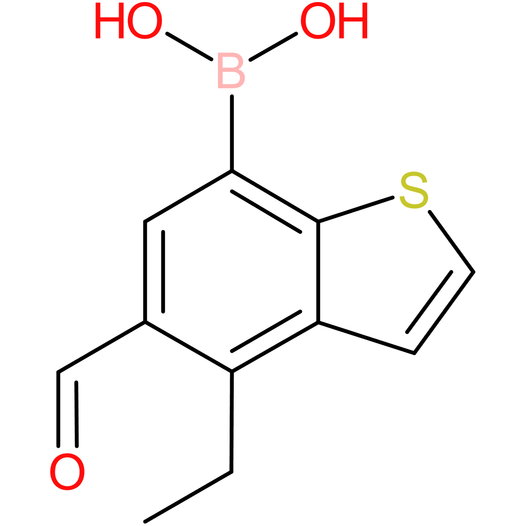 4-ethyl-5-formylbenzothiophene-7-boronic acid