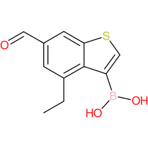 4-ethyl-6-formylbenzothiophene-3-boronic acid