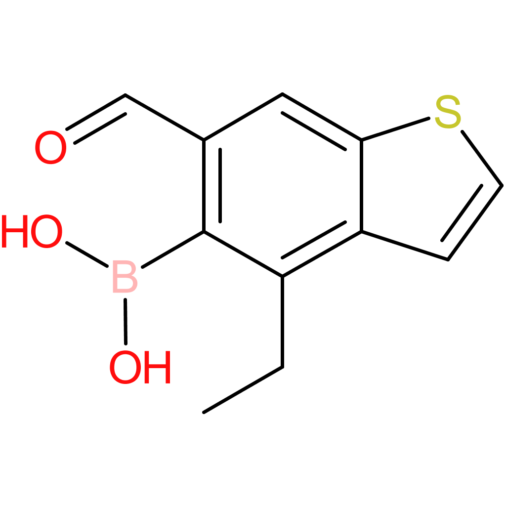 4-ethyl-6-formylbenzothiophene-5-boronic acid