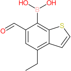 4-ethyl-6-formylbenzothiophene-7-boronic acid