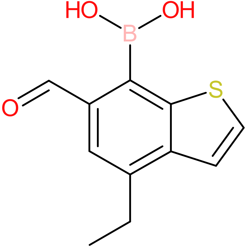 4-ethyl-6-formylbenzothiophene-7-boronic acid