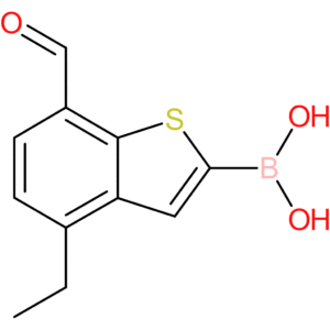 4-ethyl-7-formylbenzothiophene-2-boronic acid