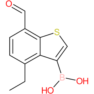 4-ethyl-7-formylbenzothiophene-3-boronic acid