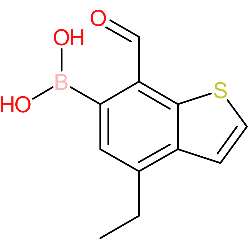 4-ethyl-7-formylbenzothiophene-6-boronic acid