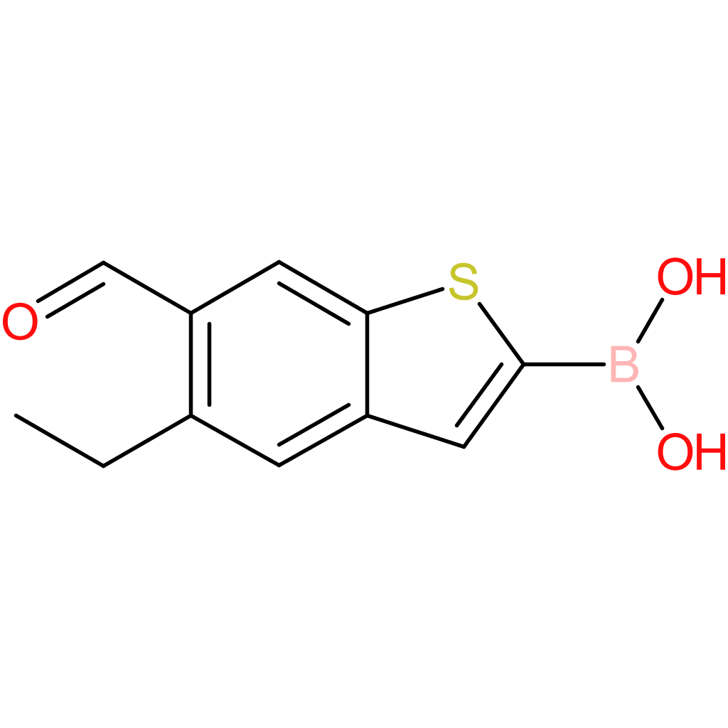 5-ethyl-6-formylbenzothiophene-2-boronic acid