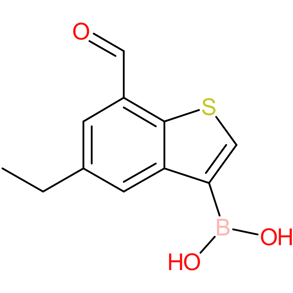 5-ethyl-7-formylbenzothiophene-3-boronic acid
